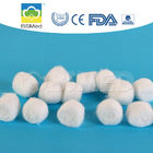 White Color Disposable Alcohol Cotton Ball , Small Size Cotton Balls 8% Max Humidity