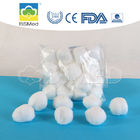 Absorbent Sterile Cotton Wool Balls Round Shape For Surgical Dressing