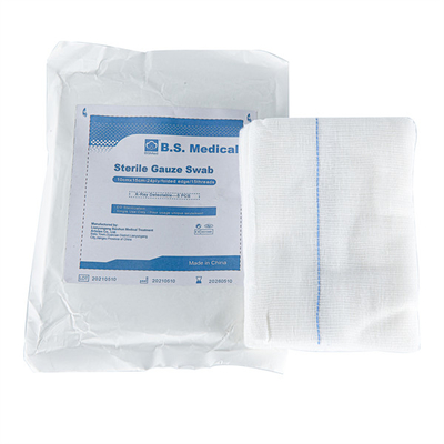 Swabs vải vải không có trùng Biến cạnh không có trùng Cung gói kích thước vô trùng Với 1-5pcs / Pack Sterilization Không vô trùng