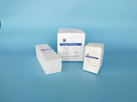 Gauze Swab 12x8 Mesh Phân dụng bông y tế cho các yêu cầu vô trùng và không vô trùng trong bệnh viện