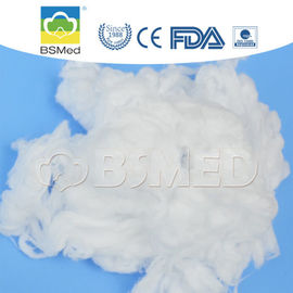 Vật liệu nhồi bột môi trường chất lượng cao Cotton Filling Fiber Bleached Cotton Raw