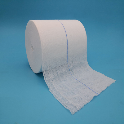 Medical Absorbent Cotton Gauze Roll Plain Cotton Material Jumbo Rolls