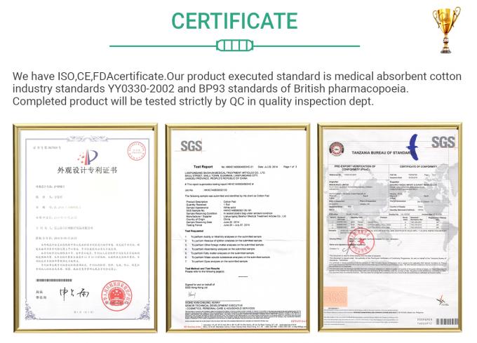 Cuộn gạc tùy chỉnh với lưới 12x8 và sợi cotton chải 32s Không vô trùng và Tùy chọn X-quang 11