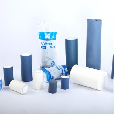 Bông y tế thấm hút dùng một lần, mềm mại, cuộn từ 100% cotton tự nhiên, đạt tiêu chuẩn y tế cho nha khoa, có chứng nhận CE, ISO13485, FDA, hỗ trợ tùy chỉnh OEM